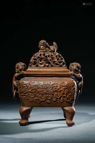 Qing Dynasty Bamboo Carving 