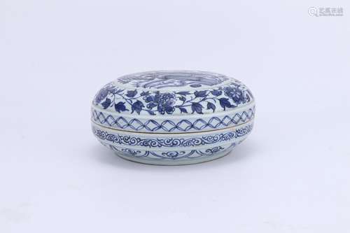 Xuande Blue And White Porcelain Box, China