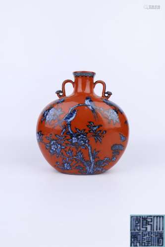 Qianlong Period Blue And White Porcelain Fanhong Porcelain 
