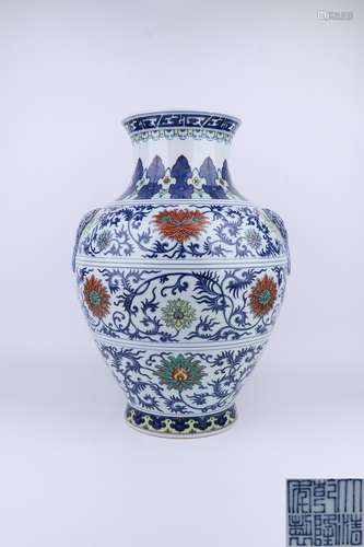 Qianlong Period Doucai Porcelain 