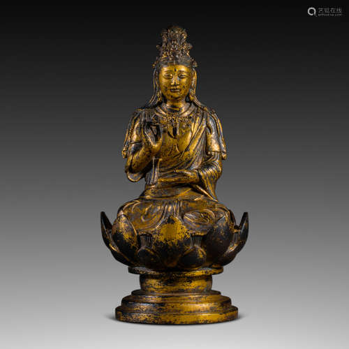 Liao Dynasty Bronze Buddha Statue