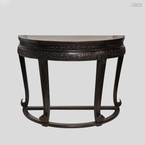 CHINESE QING DYNASTY SANDALWOOD TABLE