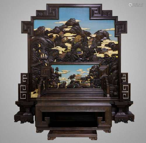 CHINESE QING DYNASTY WOOD CHAIR