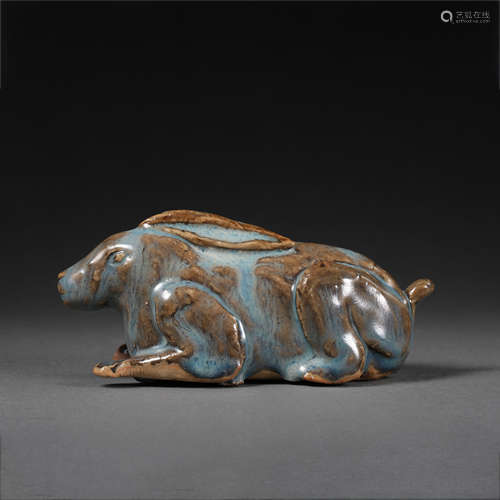 CHINESE SONG DYNASTY JUN WARE RABBIT ZUN