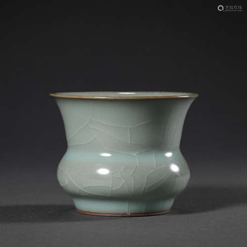 CHINESE SOUTHERN SONG LONGQUAN WARE CELADON SLAG BUCKET