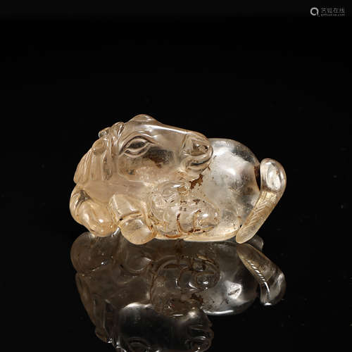 CHINESE TANG DYNASTY CRYSTAL ORNAMENT