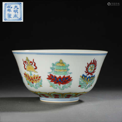 DOUCAI BOWL IN THE MING DYNASTY AND CHENGHUA PERIOD IN CHINA