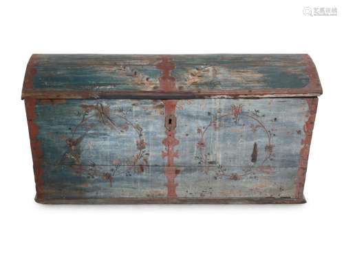 A Northern European Painted Trunk