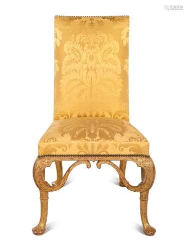 A Queen Anne Giltwood Side Chair