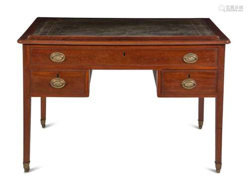 A George III Mahogany Architect's Desk