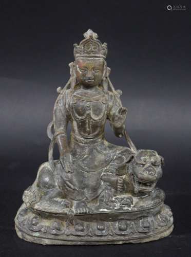 TIBETAN/CHINESE BUDDAH - BODHISATTVA possibly 18thc of 19thc...