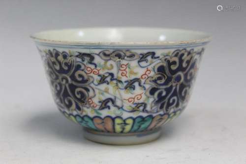 Chinese Doucai Porcelain Bowl