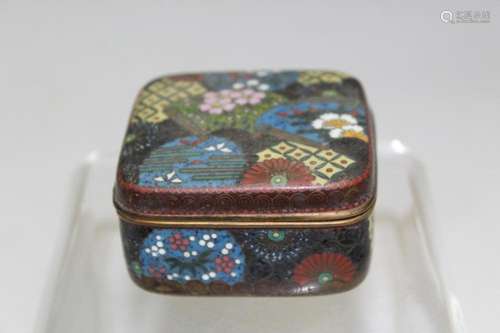 Japanese Cloisonne Box