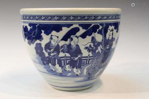 Chinese Blue and White Jardiniere