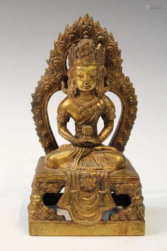 Chinese Gild Bronze Buddha Statue