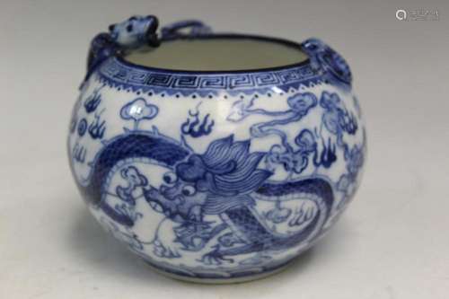 Chinese Blue and White Porcelain Jar