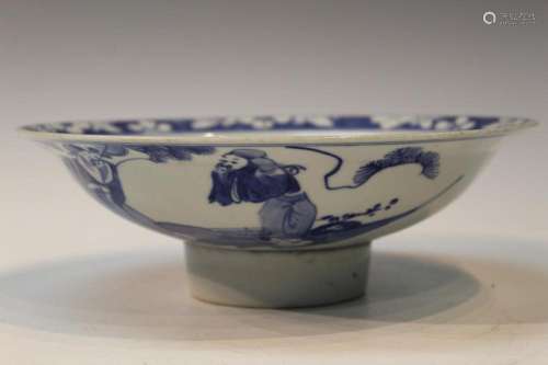 Chinese Blue and White Porcelain Bowl