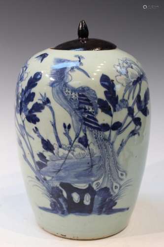 Chinese Blue and White Porcelain Jar