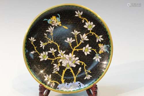 Chinese Cloisonne Dish