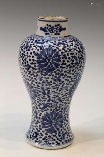 Chinese Blue and White Porcelain Vase