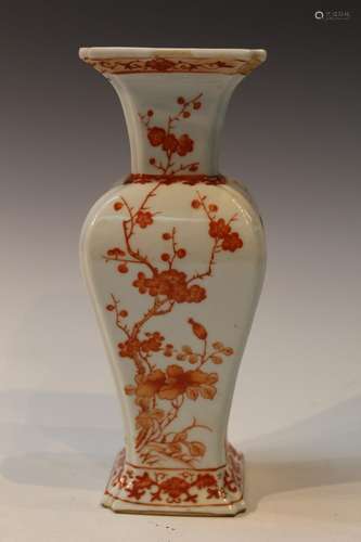 Chinese Iron Red Porcelain Vase