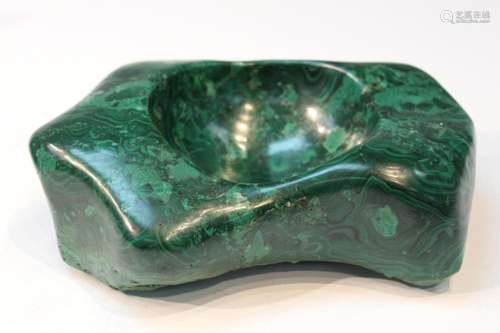 Malachite Carved Bowl