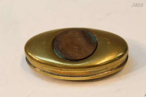 Snuff Box with a Coin