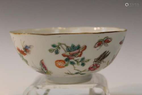 Chinese Famille Rose Porcelain Bowl