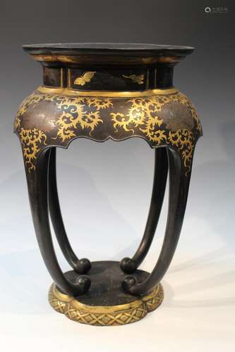 Japanese Lacquered Stand