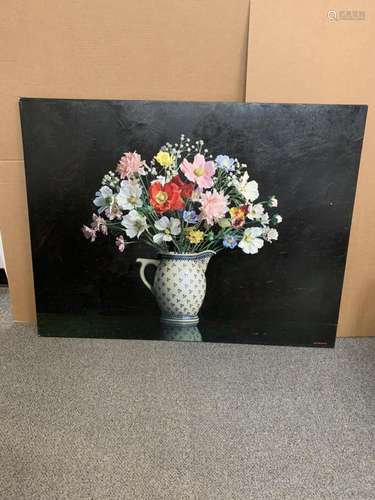 Anna Sheversky signed original oil painting, "Pitcher R...