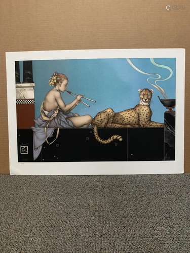 Michael Parkes signed limited edition lithograph print, &quo...