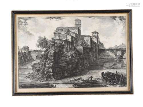 A set of six engravings after Piranesi