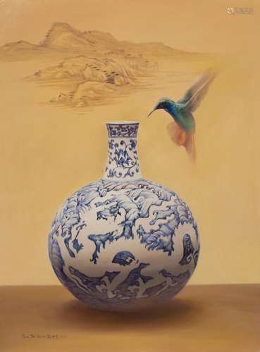 Shiquan Zou (Chinese, born 1965)/Study of a Chinese Vase,