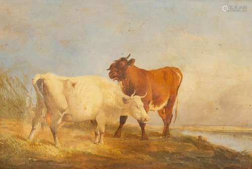 After Thomas Sidney Cooper (1803-1902)/Bull Licking a Cow/oi...