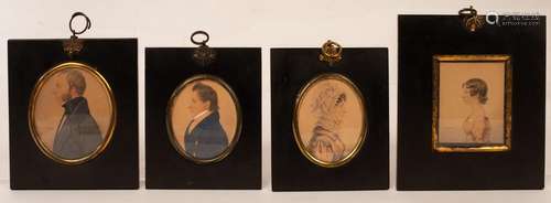 Albin Roberts Burt (1783-1842)/Portrait Miniature of Mary An...