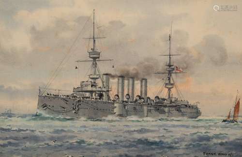 Frank W Wood (1862-1953)/HMS Powerful Oct 1905-Jan 1907, Mid...