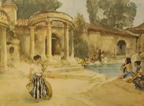 After William Russell Flint (1880-1969)/Awkward Encounter/co...