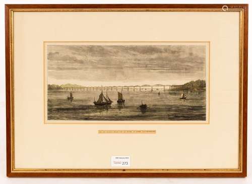 19th Century/The New Railway Bridge over the River Severn at...