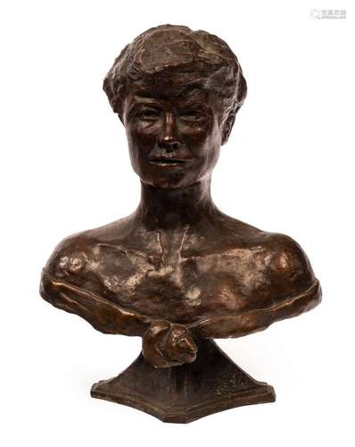 Lord Charteris of Amisfield/Georgina Nayler/bronze bust/init...