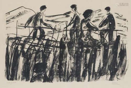 ANTONIO LAGO RIVERA (1916 / 1990) "Peasants"