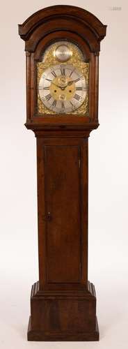 An oak cased longcase clock, the dial signed Willm Bailey Ha...