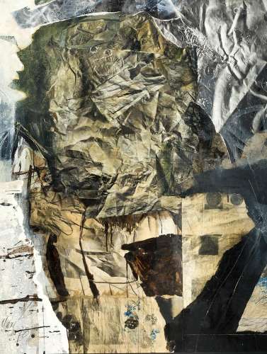 ANTONI CLAVÉ (1913 / 2005) "In crumpled paper", 19...