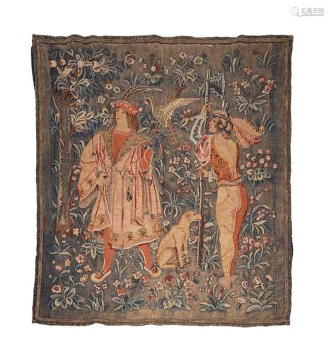 An embroidery in 16th century South Netherlandish manner