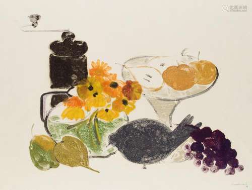 JOAQUÍN ILUNDÁIN SOLANO (1945 / .) "Still life with fru...