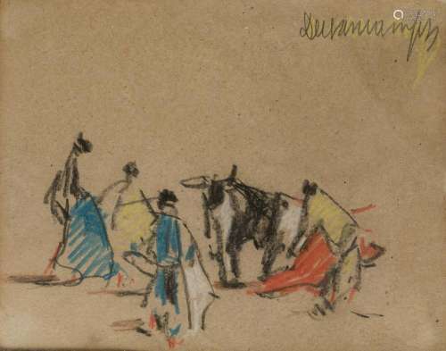 RAFAEL DURANCAMPS (1891 / 1979) "Bullfighting scene&quo...