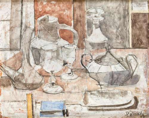 JOAQUÍN PEINADO VALLEJO (1898 / 1975) "Still life"...