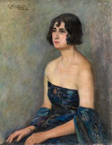 EDUARDO CHICHARRO Y AGUERA (1873 / 1949) "Portrait of a...