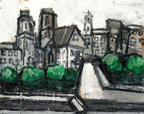 JOSEP NAVARRO VIVES (1931 / .) "View of the Seine"...