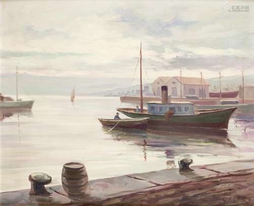 G. KAROLYI (19th / 20th century) "Port"