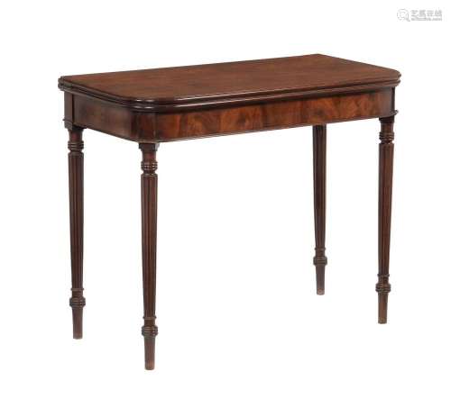 A George IV mahogany tea table
